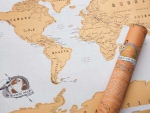 Scratch map - det originale skrabe verdenskort